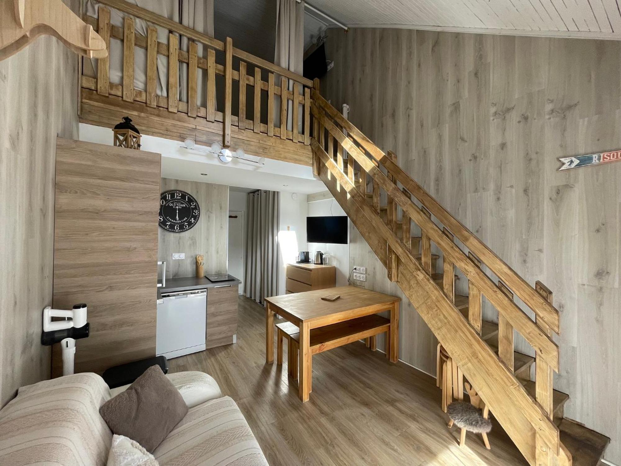 Апартаменты Risoul 1850 Beau Duplex Pour 6 Pers En Plein Centre De La Station Экстерьер фото