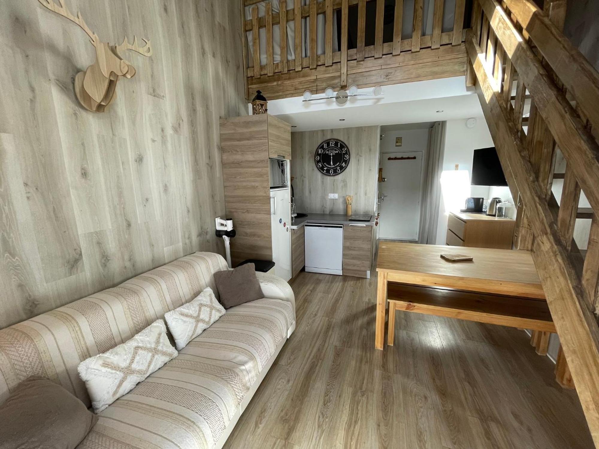 Апартаменты Risoul 1850 Beau Duplex Pour 6 Pers En Plein Centre De La Station Экстерьер фото